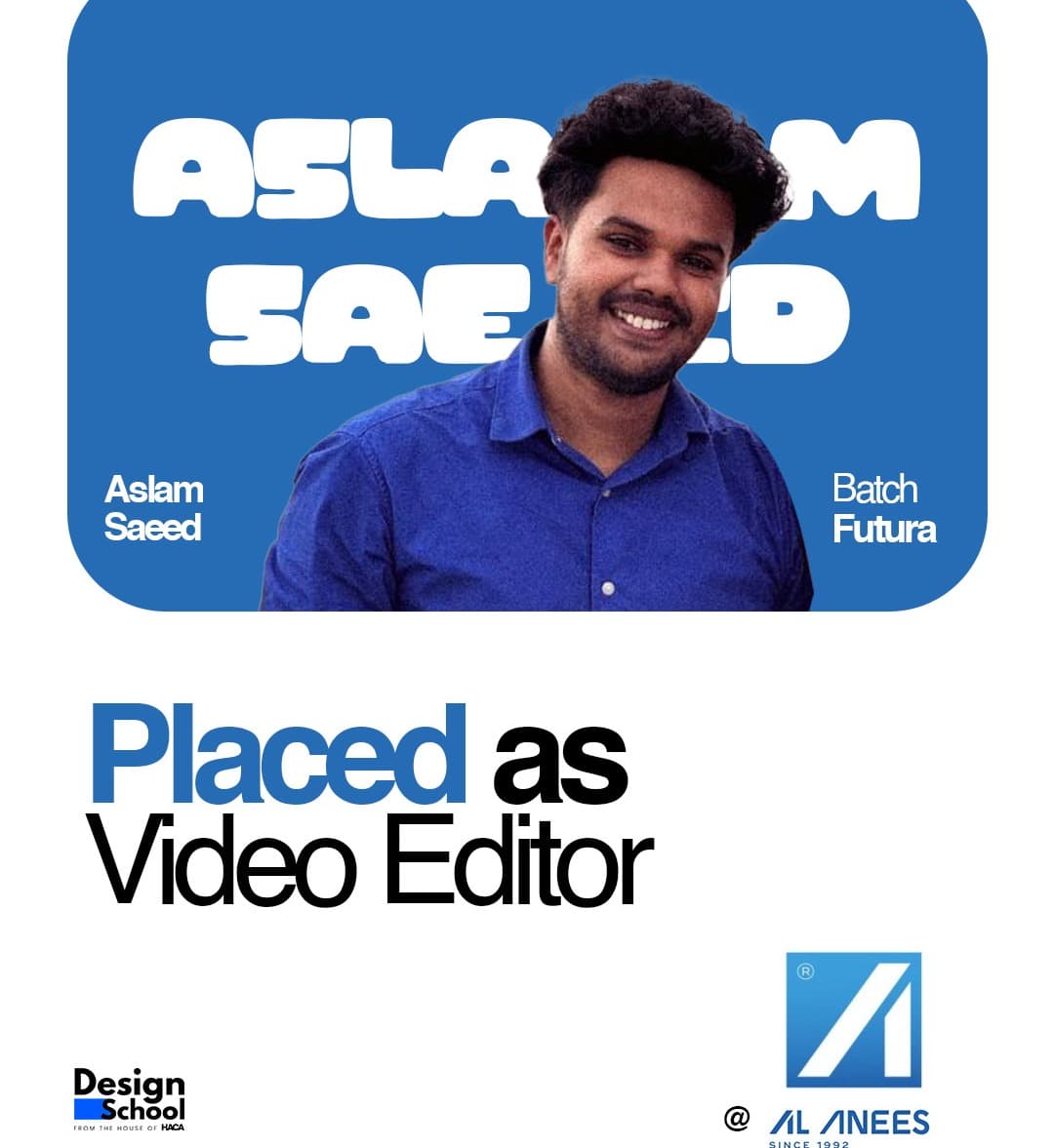 Design school placement student