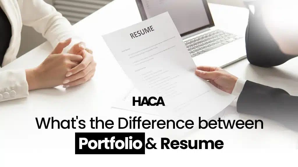 What’s the Difference Between Portfolio and Resume