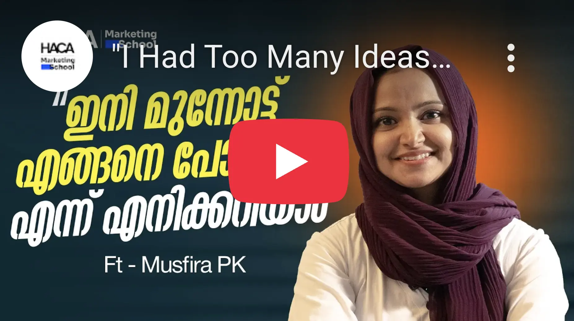 Faseela Usman, Creative Co-ordinator, HACA Marketing School alumni